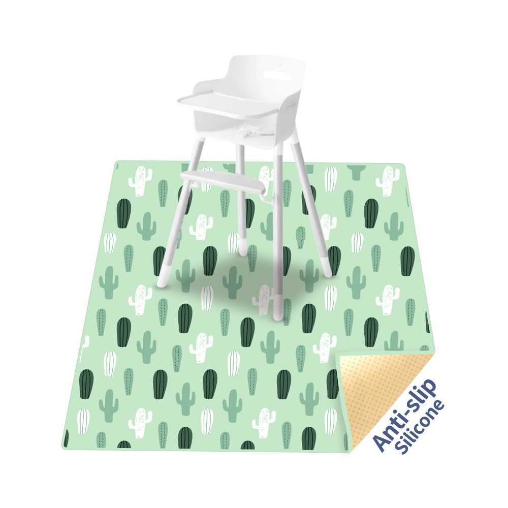 Highchair Splash Mat - HappyFlute tikar splay portabel, untuk di