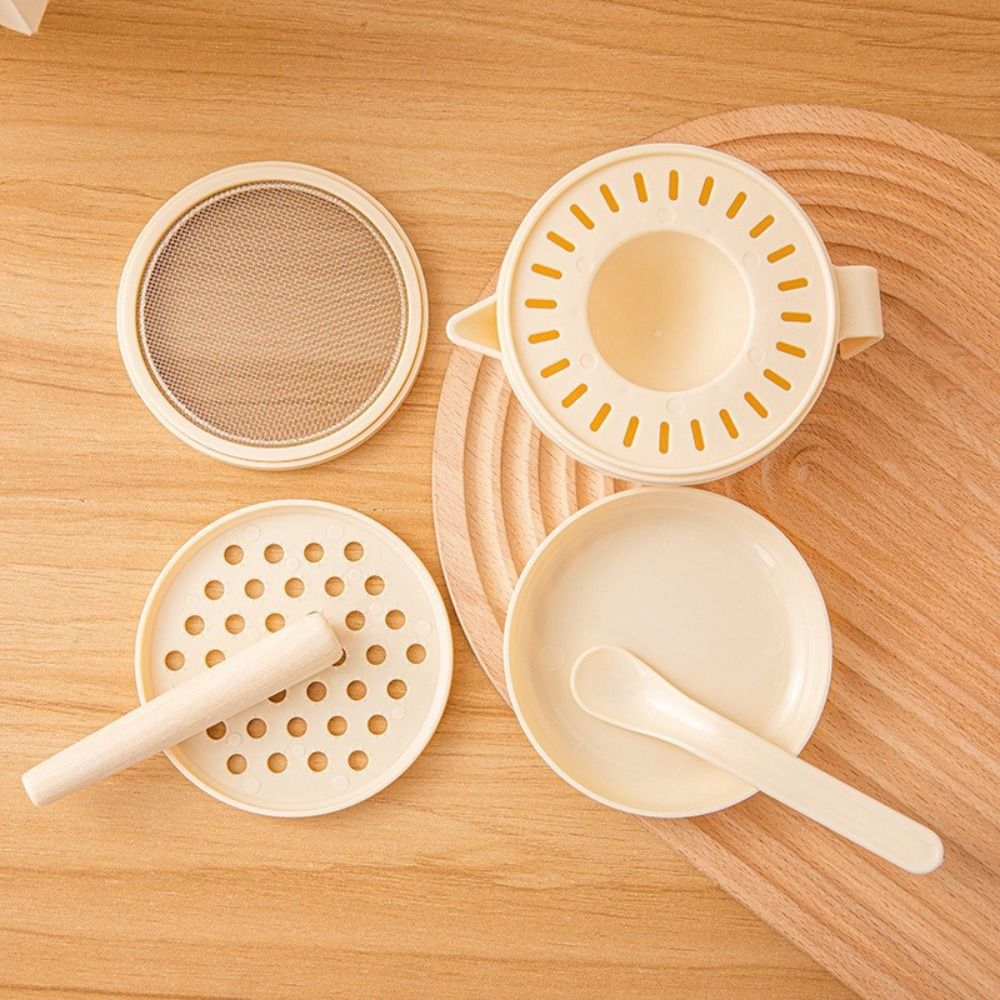 Baby Food Grinding Bowl - 7Pcs Set Mangkuk Penggiling Makanan Portabel,