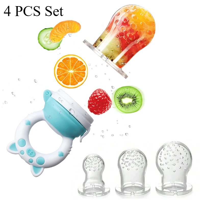 Baby Food Vegetable - 4pcs/set Alat Makan Buah & Sayur