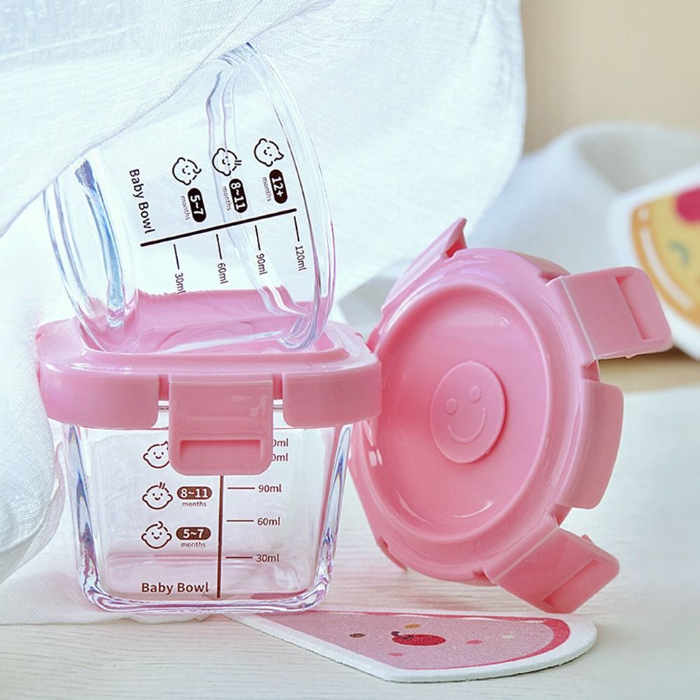 Baby Food Category - Kotak penyimpanan makanan kaca baru 170ml,