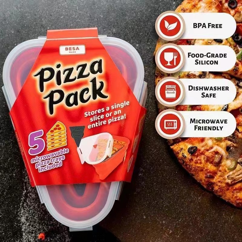 Baby Food Category - Kotak Pizza Lipat Silikon Kelas Makanan