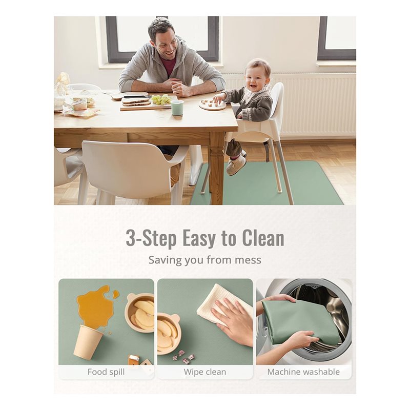 Highchair Splash Mat - Alas Kaki Bayi Anti Air &