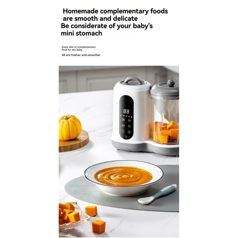 Baby Food Maker And Steamer - A24P Pembuat Makanan Bayi Otomatis-Blender Pengukus
