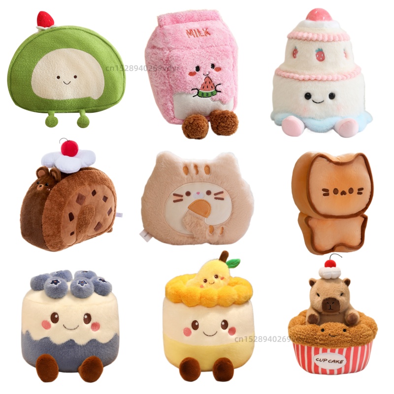 Baby Xmas Food - Boneka Kartun Baru Seri Roti Kue