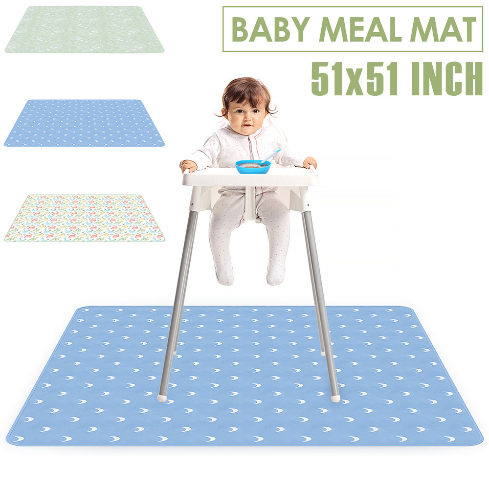 Highchair Splash Mat - Tikar Bermain Bayi 51 Inci Tahan