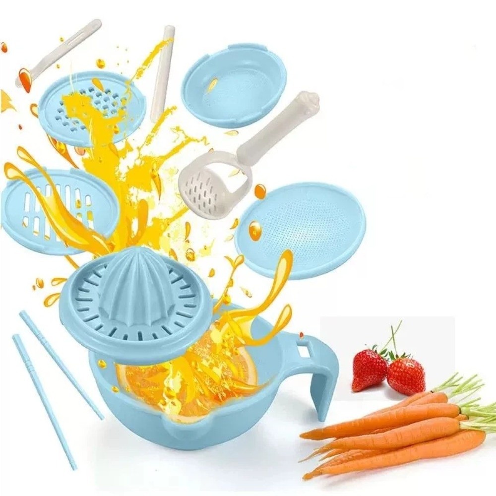 Baby Food Grinding Bowl - Mangkuk Penggiling Makanan Bayi Warna Solid