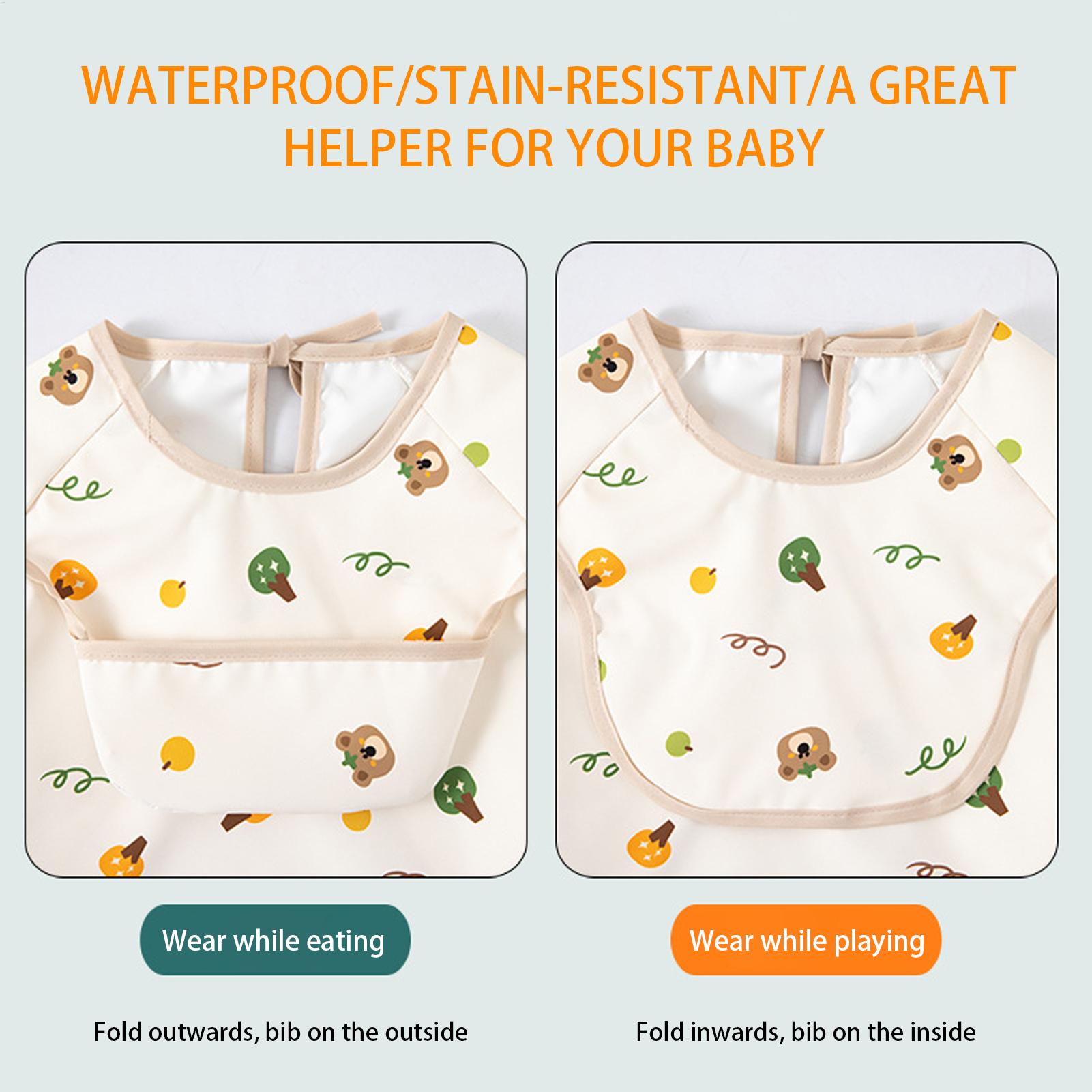Baby Food Restaurant - Celemek Anak Lembut Dapat Disesuaikan dengan