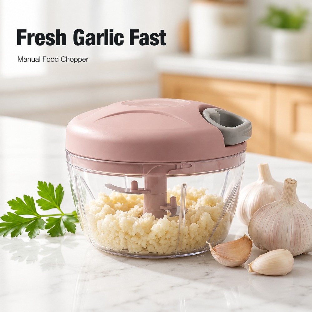 Baby Food Vegetable - Penggiling Bawang Putih Manual dengan Tali