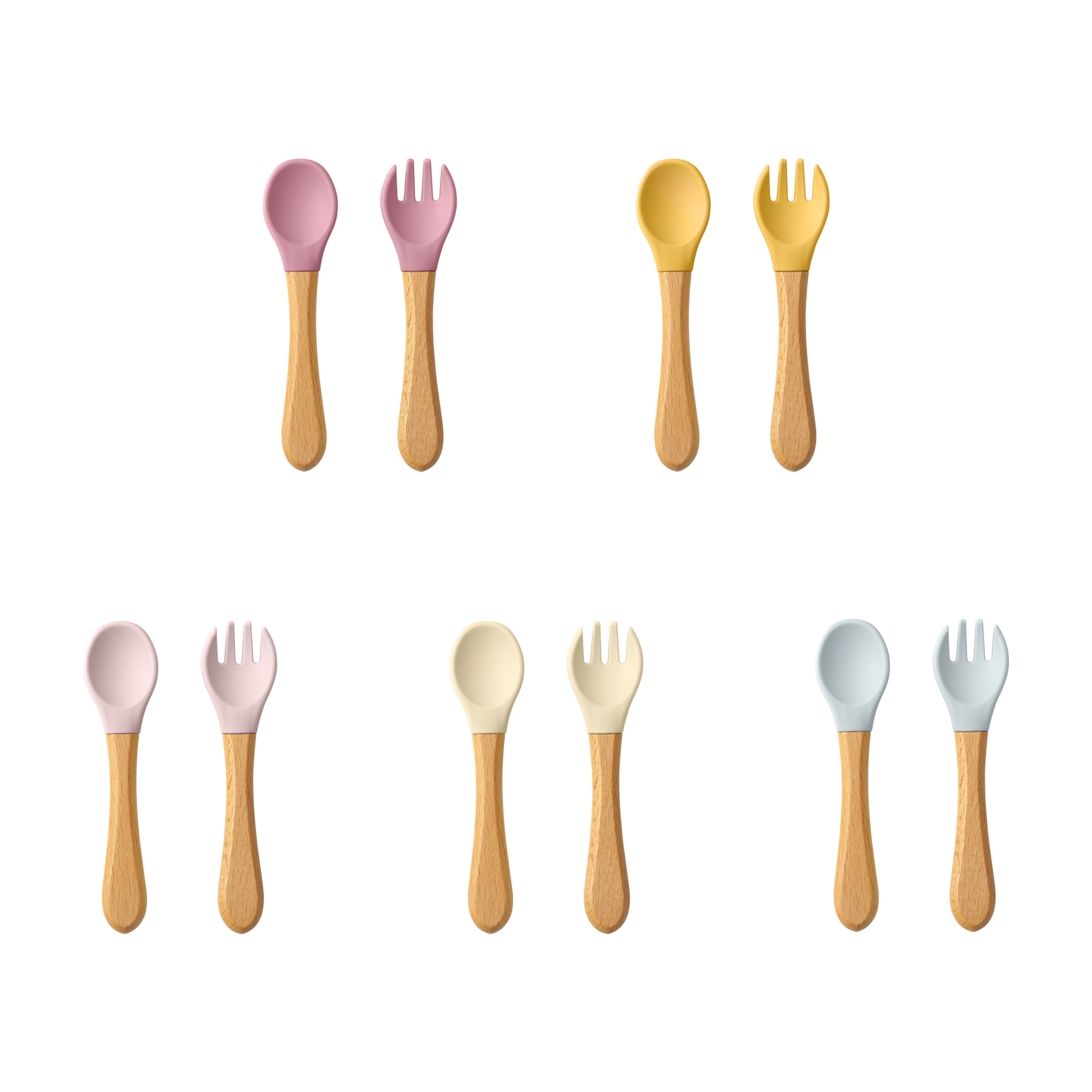 Baby Food Category - Sendok belajar bayi, 2 buah Set