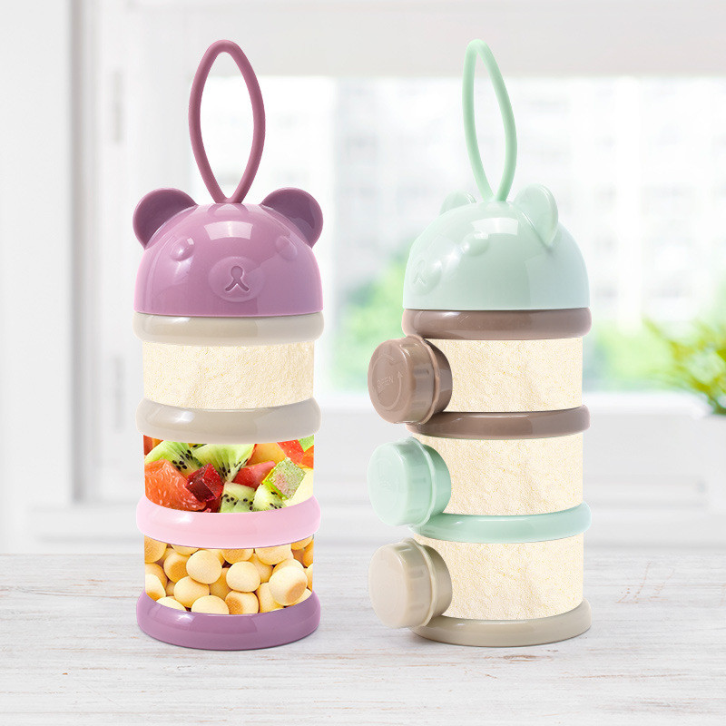 Baby Food Category - Wadah Susu Bubuk Bayi Beruang 3/4