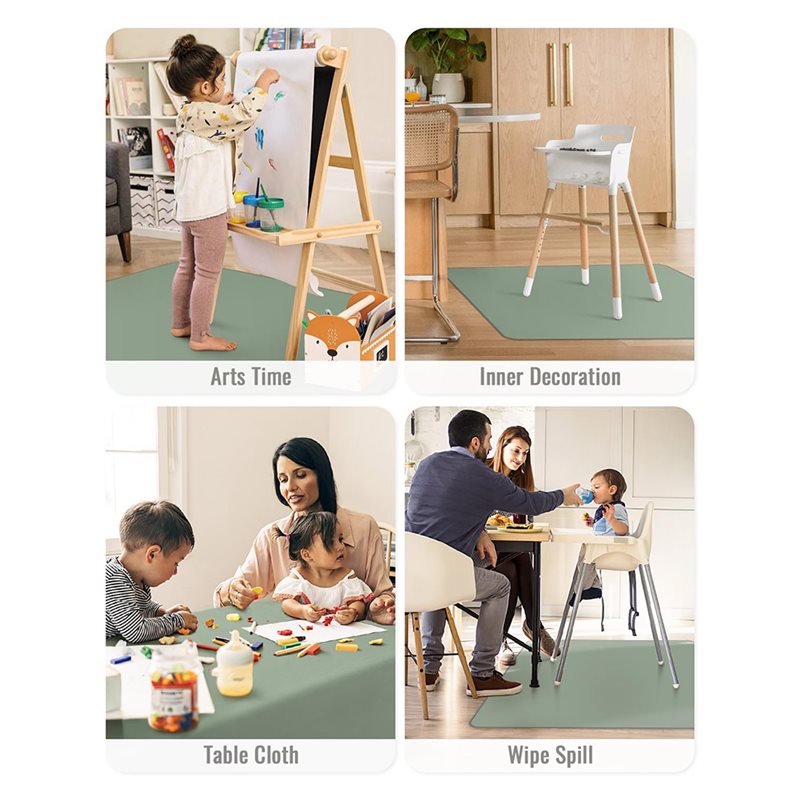 Alas Kursi Makan Bayi Anti Air - Highchair Splash Mat ulasan dan harga