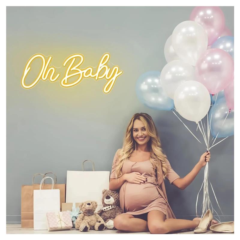 Oh Baby Neon Sign untuk Dekora - Baby Food Restaurant ulasan dan harga