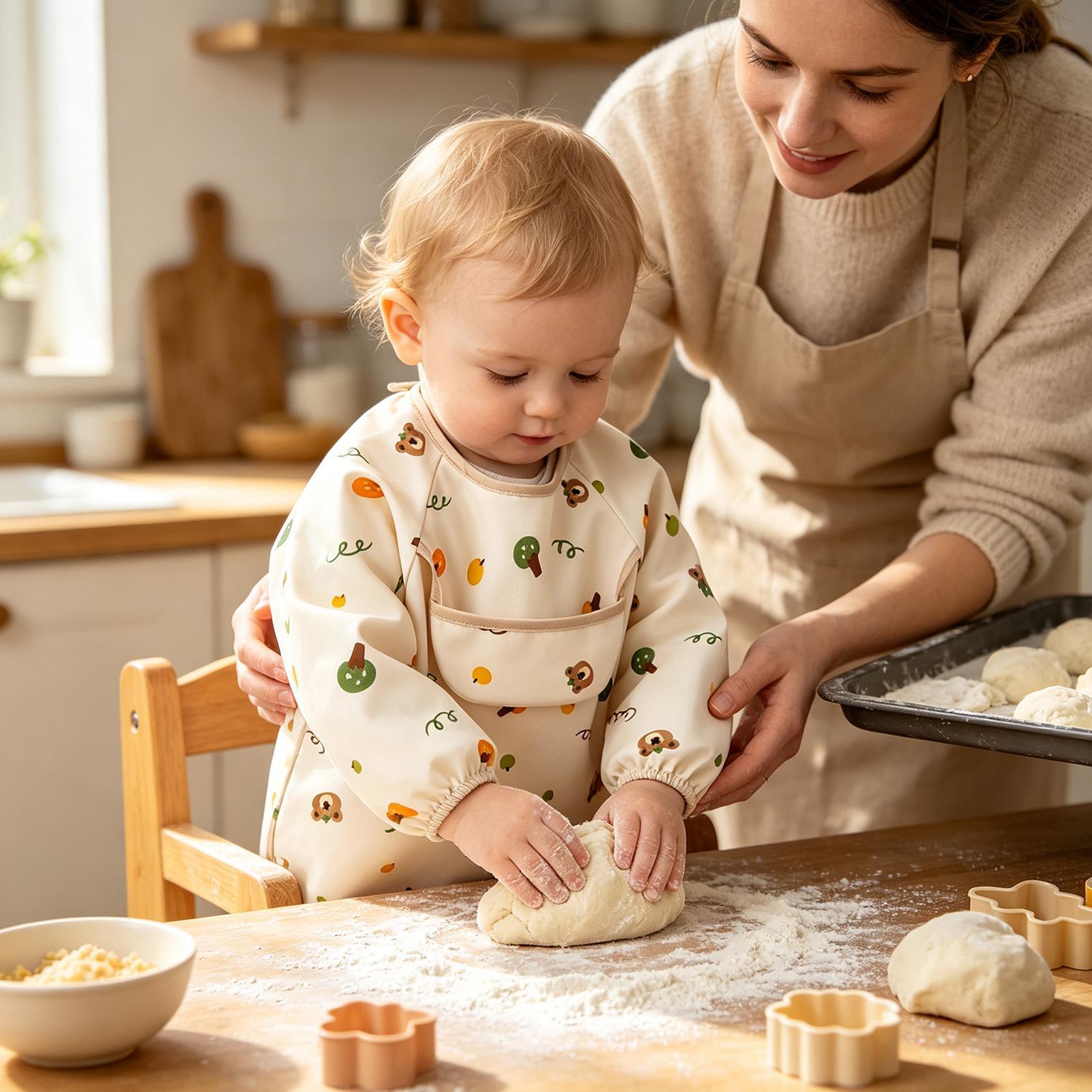 Celemek Anak Anti Air Dapat Di - Baby Food Restaurant ulasan dan harga