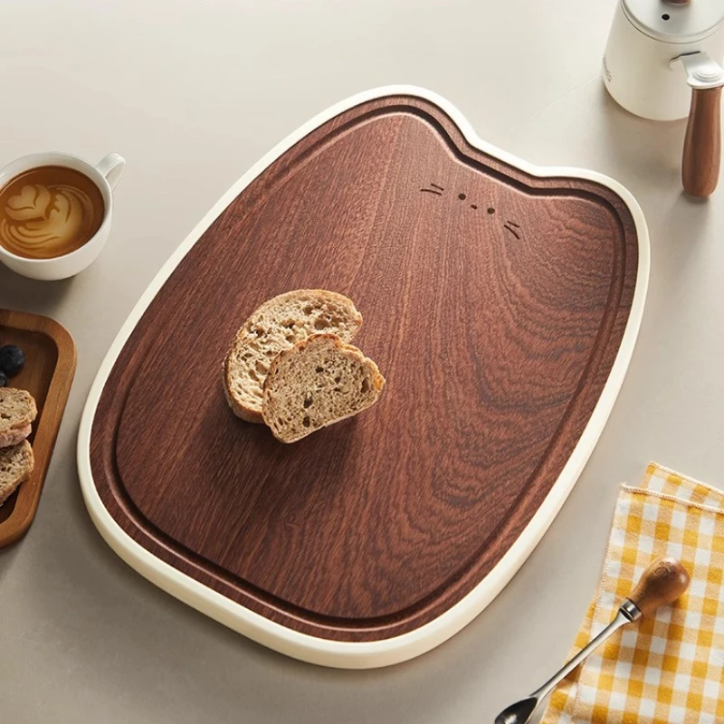 Papan Pemotong Kayu Ebony Anti - Baby Food Vegetable ulasan dan harga