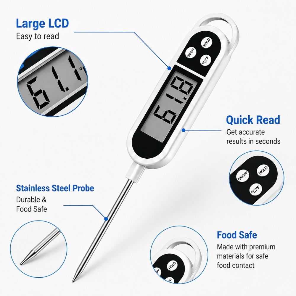 Termometer Digital dengan Rent - Baby Food With Meat ulasan dan harga