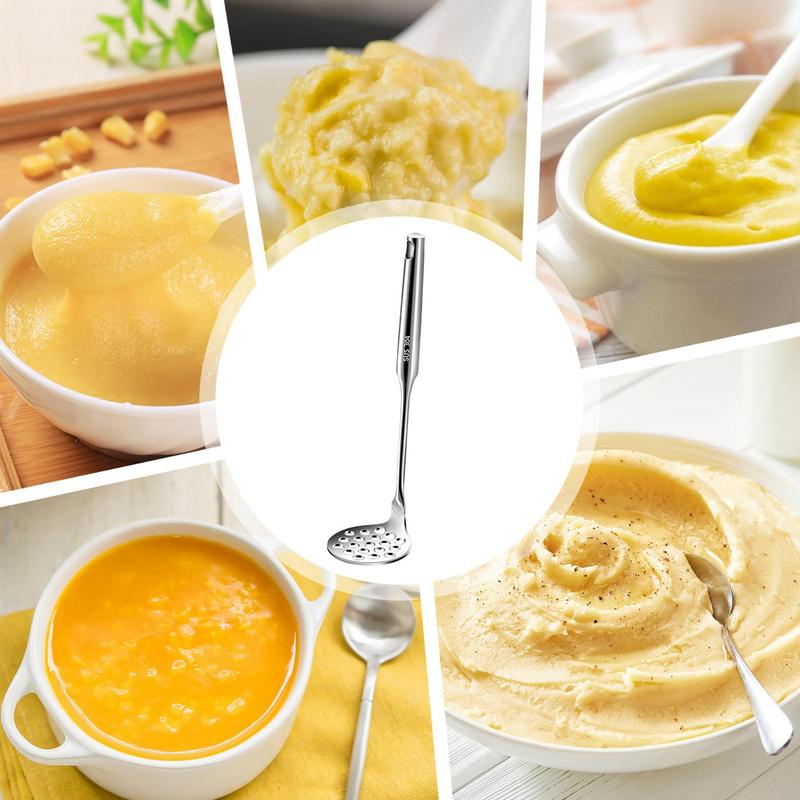 Penghancur Kentang Baja Tahan  - Baby Food With Meat ulasan dan harga