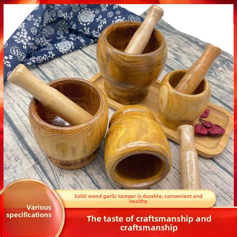 Mortar dan Pestle Kayu Kecil u - Baby Food Grinding Bowl ulasan dan harga