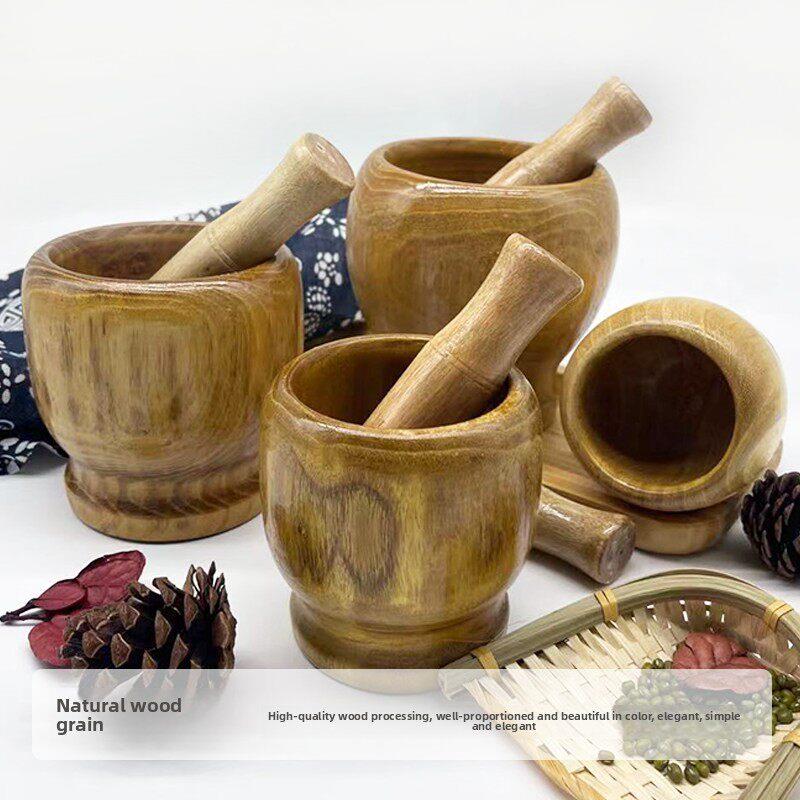 Mortar dan Pestle Kayu Kecil u - Baby Food Grinding Bowl ulasan dan harga