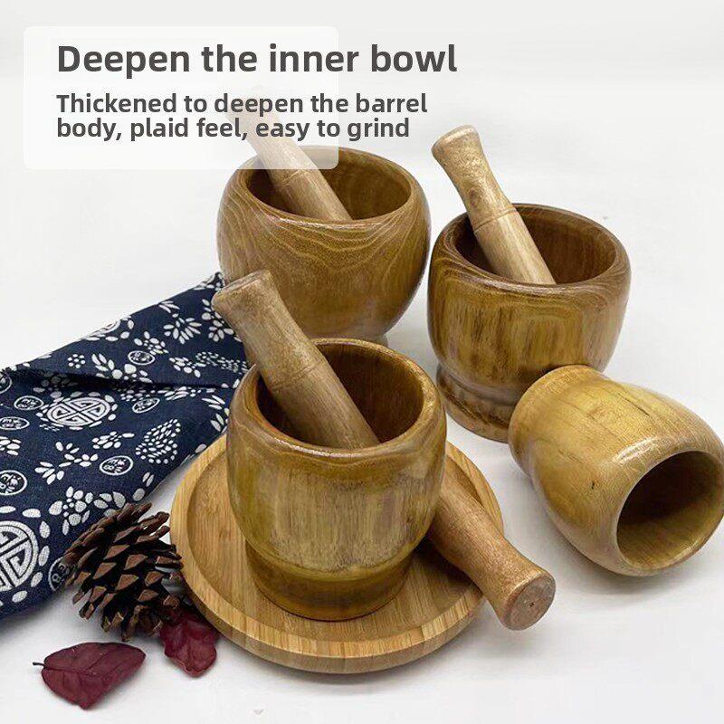 Mortar dan Pestle Kayu Kecil u - Baby Food Grinding Bowl ulasan dan harga