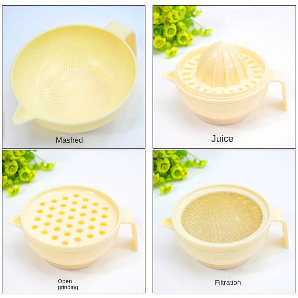 7Pcs Set Mangkuk Penggiling Ma - Baby Food Grinding Bowl ulasan dan harga