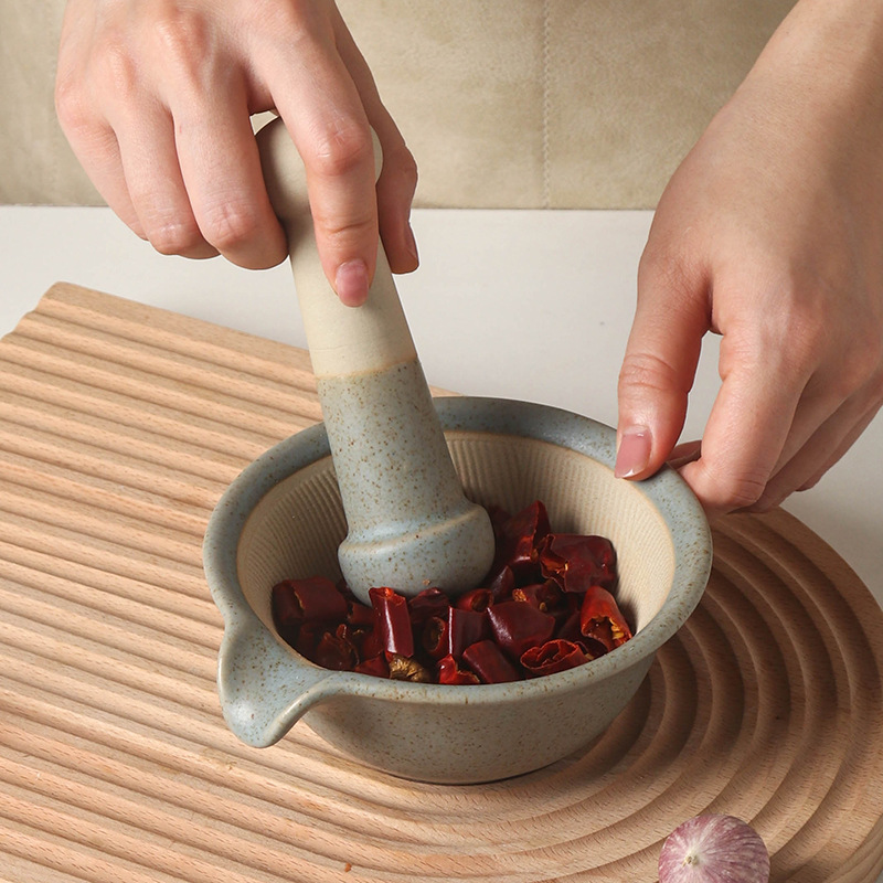 Mangkuk Penggiling Keramik Pen - Baby Food Grinding Bowl ulasan dan harga