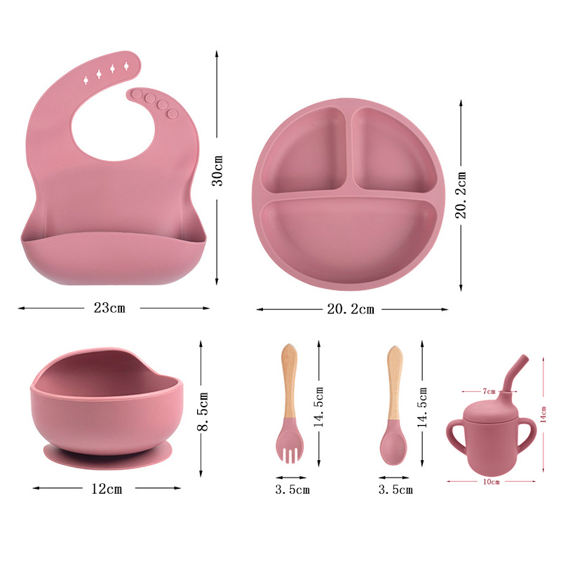 Set peralatan makan silikon an - Baby Food Set ulasan dan harga