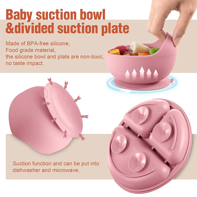 Set peralatan makan silikon an - Baby Food Set ulasan dan harga
