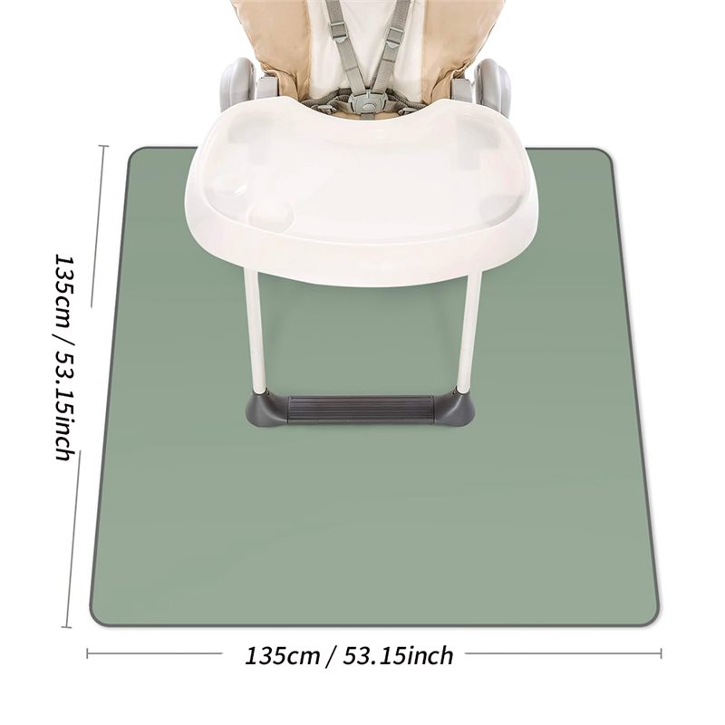 Alas Kaki Bayi Anti Air & Dapa - Highchair Splash Mat ulasan dan harga