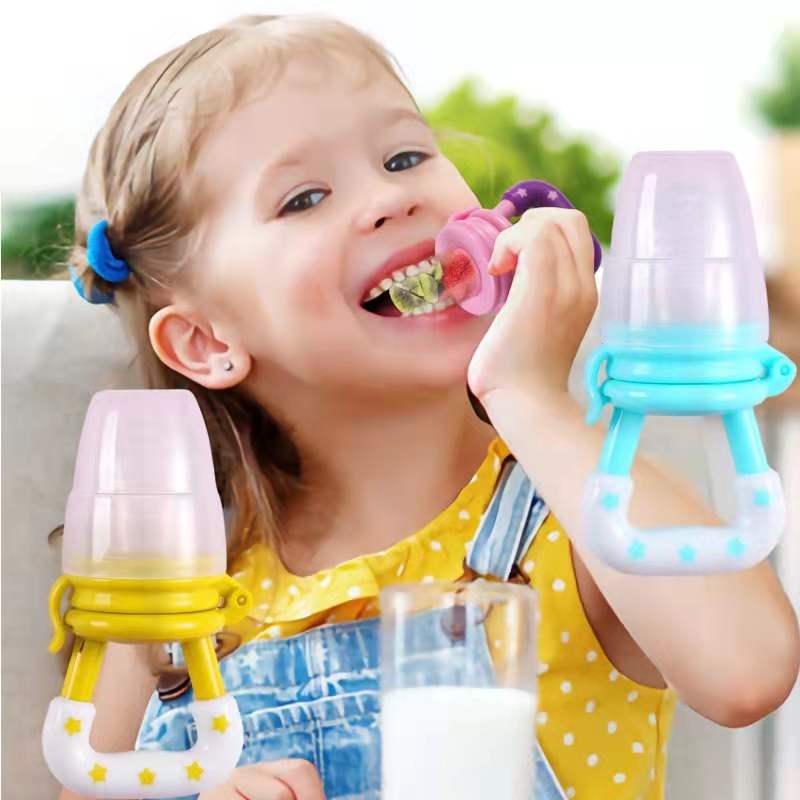 Tas gigitan bayi buah, perangk - Baby Food Net Feeder ulasan dan harga
