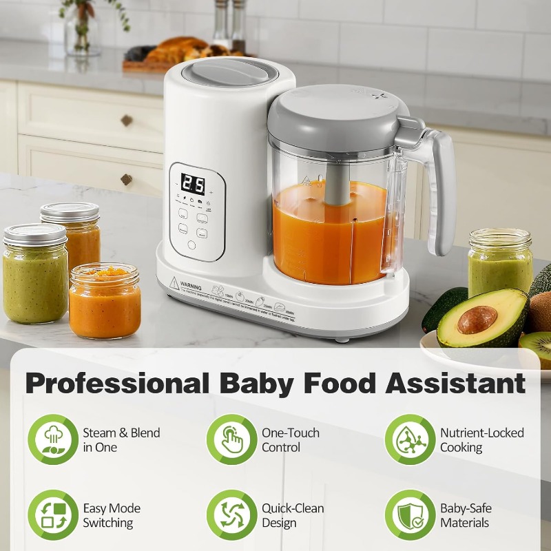 Pembuat Makanan Bayi Steamer B - Baby Food Maker And Steamer ulasan dan harga