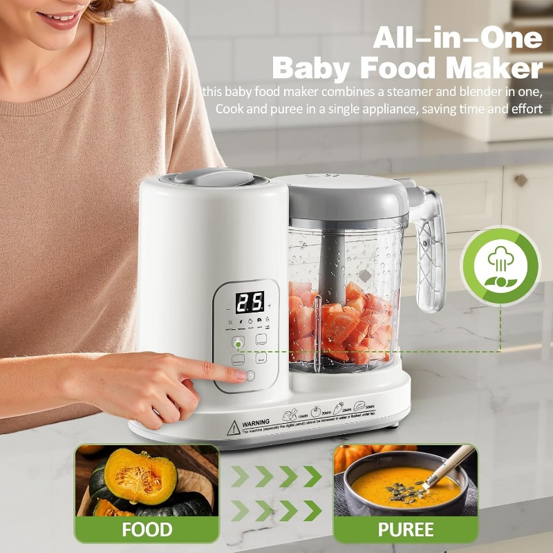 Pembuat Makanan Bayi Steamer B - Baby Food Maker And Steamer ulasan dan harga