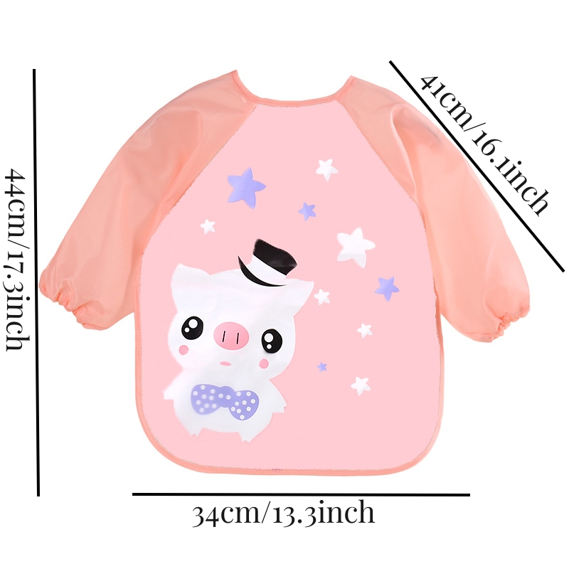 Celemek lengan panjang bayi, p - Baby Food Set ulasan dan harga