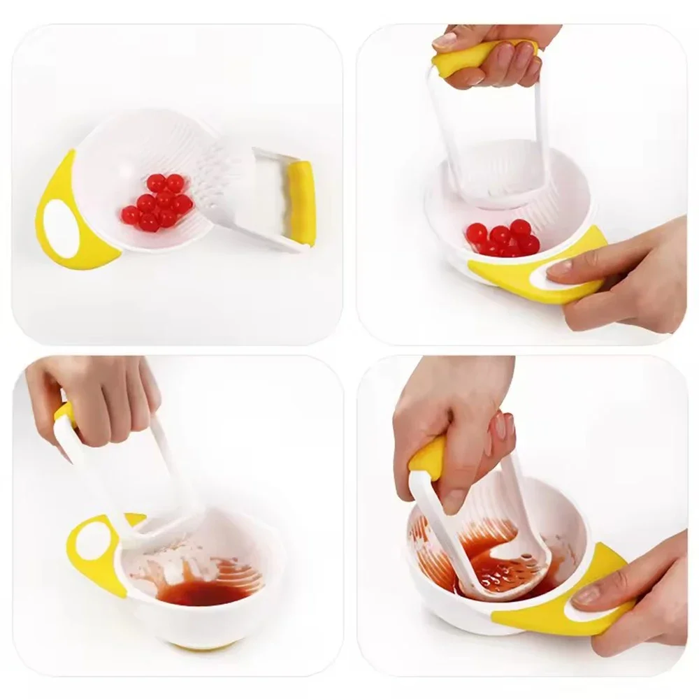 Masher Bowl Set 2 Mangkuk untu - Baby Food Set ulasan dan harga