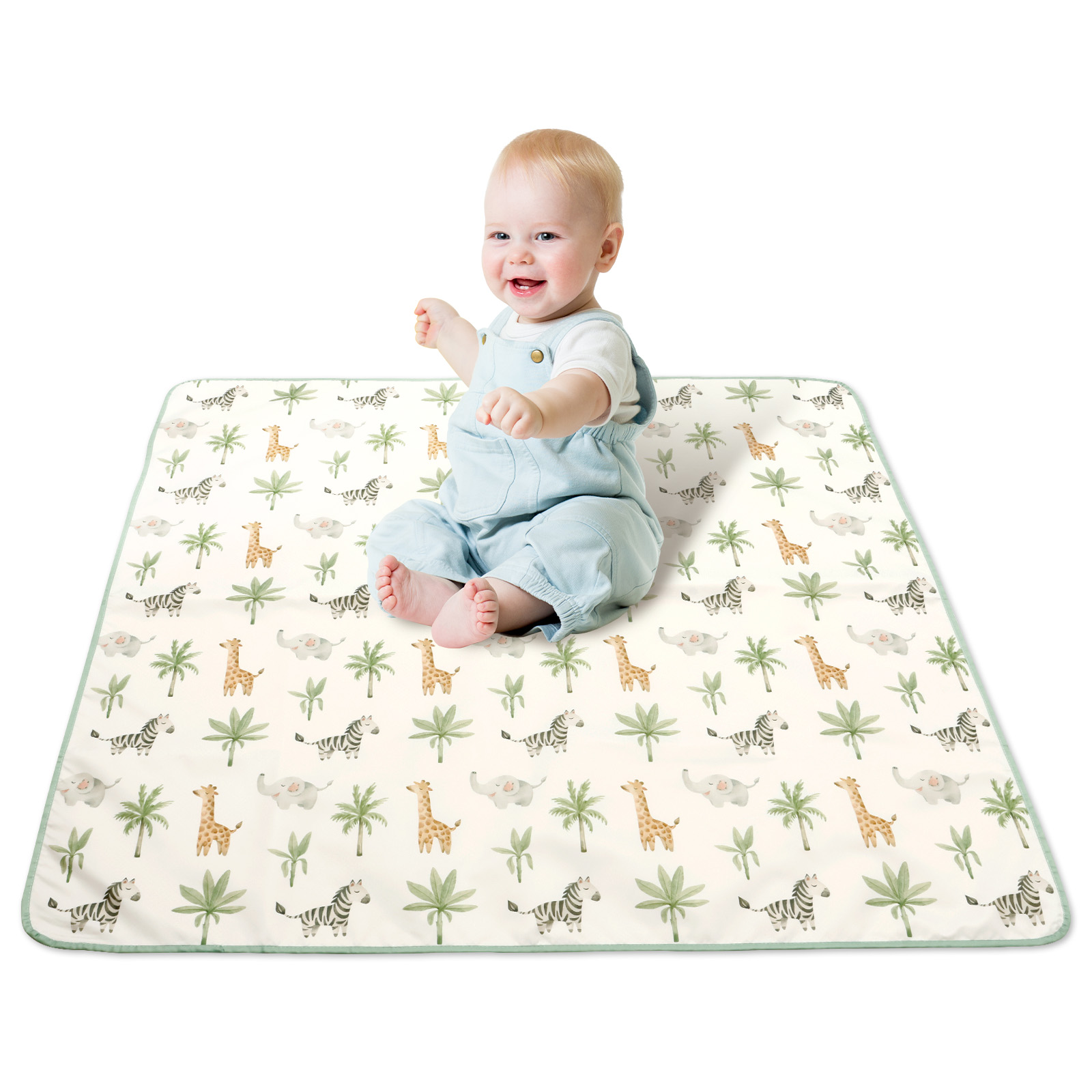 Alas Makan Anti Cipratan dari  - Highchair Splash Mat ulasan dan harga
