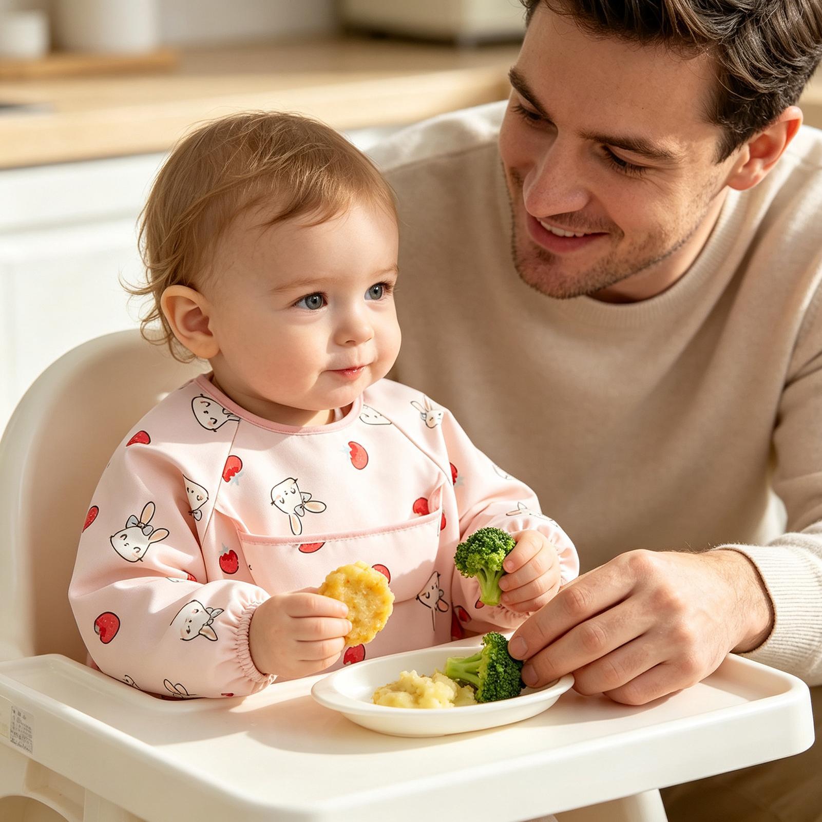Celemek Makan Bayi Lembut Dapa - Baby Food Restaurant ulasan dan harga