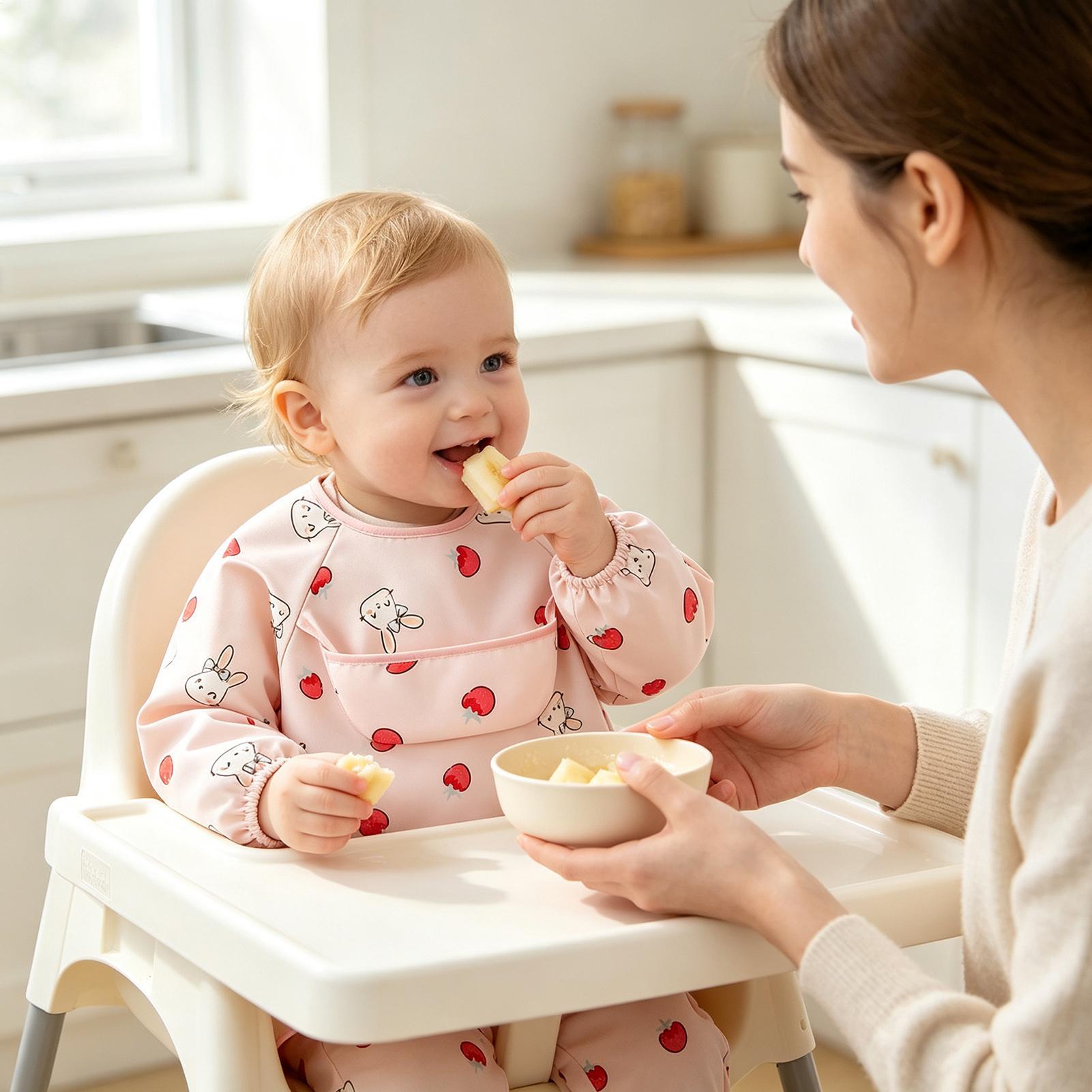 Celemek Anak Lembut Dapat Dise - Baby Food Restaurant ulasan dan harga