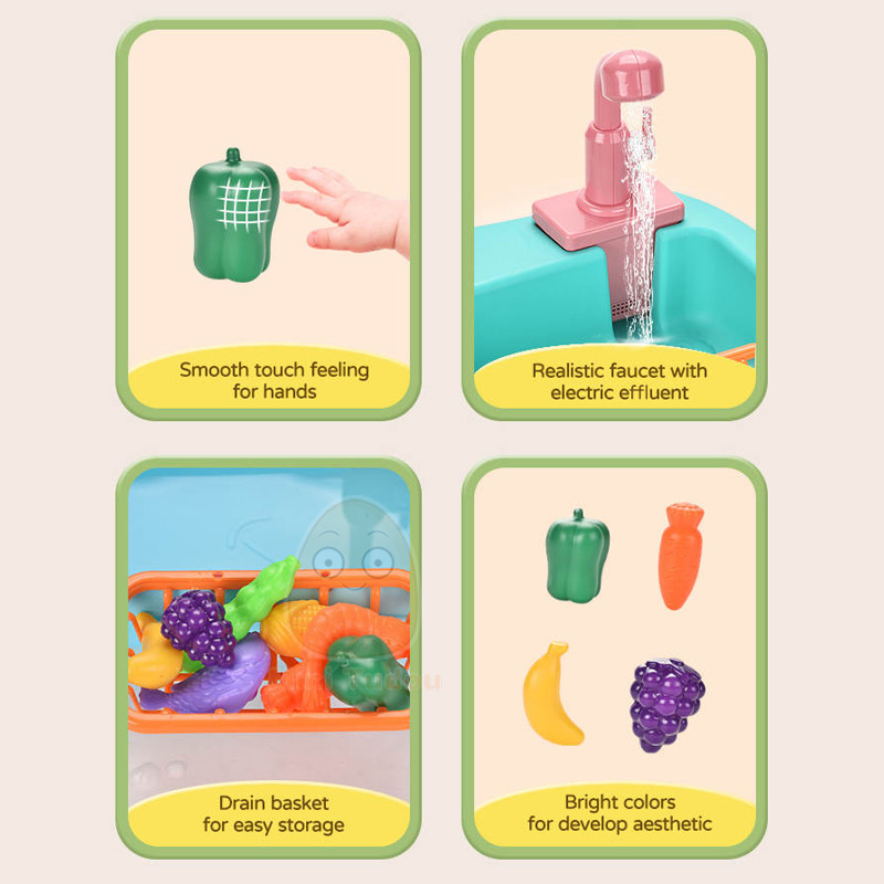 Mainan Anak-anak Berpura-pura  - Baby Food Vegetable ulasan dan harga