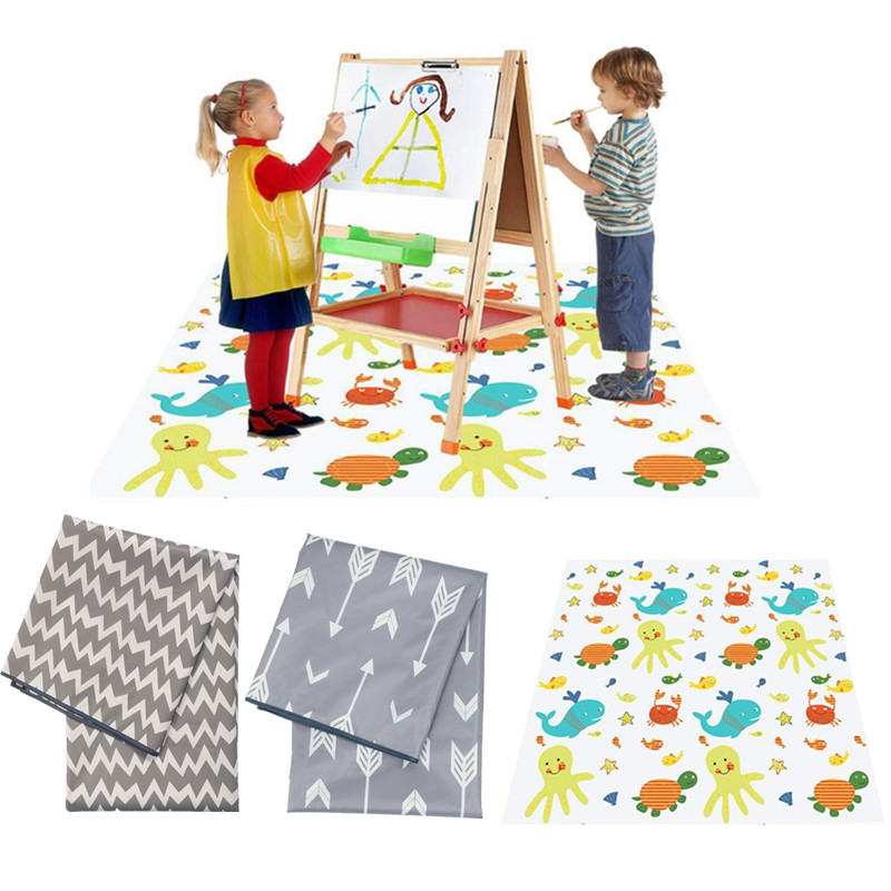 Tikar Splash Kursi Tinggi Peli - Highchair Splash Mat ulasan dan harga