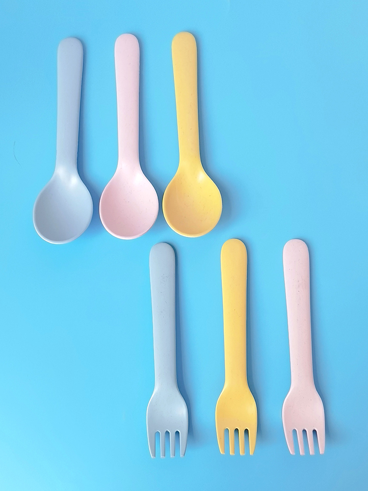 Sendok Garpu Serat Bambu untuk - Baby Food Restaurant ulasan dan harga