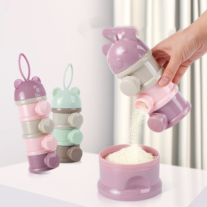 Wadah Susu Bubuk Bayi Beruang  - Baby Food Category ulasan dan harga