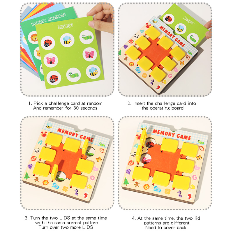 Mainan Catur Memori Kayu untuk - Baby Food Eat ulasan dan harga
